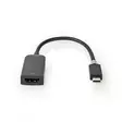 USB-C Sovitin | USB 3.2 Gen 1 | USB-C Uros | HDMI Ulostulo | 4K@60Hz | 0.20 m | Pyöreä | Kullattu | PVC | Antrasiitti | Laatikko - Tietokone ja verkko - 5412810331161 - 10