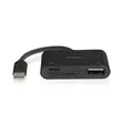 USB-keskitin | 1x USB-C | 1x USB A / 1x USB-C | 4-Porttinen port(s) | USB 2.0 | USB Virta | SD & MicroSD - Tietokone ja verkko - 5412810416011 - 10