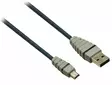 USB 2.0 Kaapeli USB A Uros - Mini 5-Pin Uros Pyöreä 1.00 m Sininen - USB-kaapelit - 8717587001581 - 30