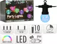Partyvalot 10 LED musta johto - Koristevalot - 8720573518321 - 1