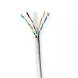 CAT6 verkkokaapelin rulla | Solid | U/UTP | CCA | 100 m | Sisäkäyttöinen | Pyöreä | PVC | Harmaa | Vetolaatikko - Tietokone ja verkko - 5412810399451 - 10