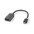 USB-C Sovitin | USB 3.2 Gen 1 | USB-C Uros | HDMI Ulostulo | 4K@60Hz | 0.20 m | Pyöreä | Kullattu | PVC | Antrasiitti | Laatikko - Tietokone ja verkko - 5412810331161 - 3