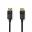 DisplayPort kaapeli | DisplayPort uros | DisplayPort uros | 8K@60Hz | Kullattu | 3.00 m | Pyöreä | PVC | Musta | Label - Tietokone ja verkko - 5412810443291 - 1
