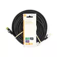 CAT7 verkkokaapeli | S/FTP | RJ45 uros | RJ45 uros | 20.0 m | Snagless | Pyöreä | LSZH | Musta | Label - Tietokone ja verkko - 5412810452811 - 66