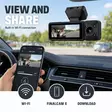 Autokamera | 4K@30fps | 4 MPixel | 3.16 " | Wi-Fi | LCD Näyttö | Tuplakamera | Cabin view kamera | GPS | Parkkitutka | Liiketunnistus | Yökuvaus | Musta - Autokamerat - 5412810478811 - 53