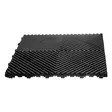Lattialaatta, midnight black 40x40cm 4 kpl - Lattialaatat ja kumimatot - 6438431000001 - 1