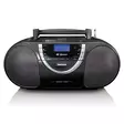 Kannettava DAB+- ja FM-radio CD-kasetilla ja Bluetoothilla Musta - Radiot ja MP3/4-soittimet - 8711902065111 - 10