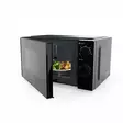 Mikroaaltouuni | 700 W | 20 L tilavuus | 5 tehotasoa | Sulatus | 35 minuutin ajastin | Musta - Mikroaaltouunit - 8711902091141 - 43