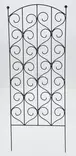 Kukkatuki 40x116 cm musta - Kukkatelineet ja kasvutuet - 8720573464031 - 2
