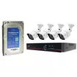 AHD PNI House PTZ1500 videovalvontasarja, jossa on 4 5MP ulkokameraa ja PNI SafeHouse 1TB mukana - PNI tuotteet - 5949066540851 - 1