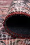 Burgundinpunainen Matto 75x150 cm - 100% Polyesteri, Konepestävä, Kierrätetty Puuvillapohja, 4 mm Nukka - Pienet matot ja käytävämatot - 8684282669951 - 3