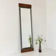 Cheval Peili - 100% Metalli Kehys, Pähkinä Fume, 50x170x3 cm, Sisältää Peilin, Yksi Paketti, Kiinnitettävä Seinäkiinnitys - Peilit - 8683743270231 - 4