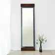 Cheval Peili - 100% Metalli Kehys, Pähkinä Fume, 50x170x3 cm, Sisältää Peilin, Yksi Paketti, Kiinnitettävä Seinäkiinnitys - Peilit - 8683743270231 - 3