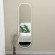 Ekologinen Flotal-E Peili 40x120 cm, Valkoinen, 100% MDF, Seinään Kiinnitettävä, Tyylikäs ja Tilaa Luova - Peilit - 8683743823031 - 3