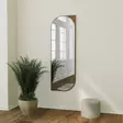 Ekologinen Flotal-E Peili, Pähkinä, 100% MDF, 18 mm, 52x152 cm, Helppo Asennus, Yksi Paketti, Huonekalut - Peilit - 8684282515401 - 4