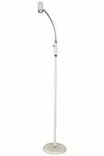 GUSTO lattiavalaisin, valkoinen/kromi, 5W LED - Lattia- ja pöytävalaisimet - 7041661259331 - 1