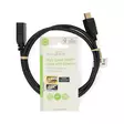 High Speed HDMI Kaapeli Ethernet | HDMI liitin | HDMI Ulostulo | 4K@60Hz | ARC | 10.2 Gbps | 1.00 m | Pyöreä | PVC | Musta | Label - HDMI-kaapelit - 5412810465231 - 66
