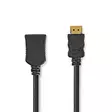 High Speed HDMI Kaapeli Ethernet | HDMI liitin | HDMI Ulostulo | 4K@60Hz | ARC | 10.2 Gbps | 1.00 m | Pyöreä | PVC | Musta | Label - HDMI-kaapelit - 5412810465231 - 1