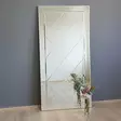 Hopeapeili 65x130 cm - MDF, Säädettävä, Asennusvalmis, Ylellinen Sisustus, Kiinnitettävä Seinäpeili, 1 Paketti - Peilit - 8681875708301 - 4