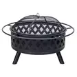 Hornet Premium Ulkotulisija ja Grilli 91cm - Kipinäsuojalla & Grilliritilällä - Pihagrillit ja tulisijat - 6438168120591 - 1