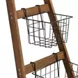 Hyllykori Teline, 145x60x22 cm, Tammi-Musta, 100% Melamiinipinnoitettu Lastulevy, 100% Metalli, 2 Pakettia - Seinähyllyt - 8684282608301 - 12