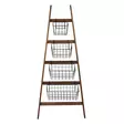 Hyllykori Teline, 145x60x22 cm, Tammi-Musta, 100% Melamiinipinnoitettu Lastulevy, 100% Metalli, 2 Pakettia - Seinähyllyt - 8684282608301 - 9