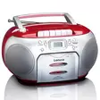 Kannettava FM-radio CD-kasettisoitin Punainen - Radiot ja MP3/4-soittimet - 8711902035091 - 11