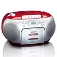 Kannettava FM-radio CD-kasettisoitin Punainen - Radiot ja MP3/4-soittimet - 8711902035091 - 13