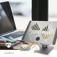 Kannettavan Tietokoneen Jalusta | USB Virta | 17 " | Kokoontaitettava | Micro SD card slot / SD card slot / 3x USB A Female | USB-C Female / 1x HDMI Output - Nedis tuotteet - 5412810469581 - 5