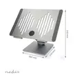 Kannettavan Tietokoneen Jalusta | USB Virta | 17 " | Kokoontaitettava | Micro SD card slot / SD card slot / 3x USB A Female | USB-C Female / 1x HDMI Output - Nedis tuotteet - 5412810469581 - 55