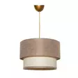 Kattokruunu, beige kerma, 30 cm, 65 cm, tyylikäs, moderni, tunnelmallinen - Katto- ja seinävalaisimet - 8683342848381 - 1