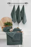 Keittiöpyyhesetti (10 kappaletta), vihreä, 40 x 60 cm, pehmeä, kestävä - Keittiötekstiilit - 8683742885481 - 2