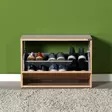 Kenkäkaappi Sonomo - Tyylikäs ja Kestävä 100% Melamiinipinnoitettu 16mm Lastulevy, Useita Hyllyjä, 60x42x30cm - Kenkäkaapit - 8682870658301 - 4