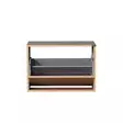 Kenkäkaappi Sonomo - Tyylikäs ja Kestävä 100% Melamiinipinnoitettu 16mm Lastulevy, Useita Hyllyjä, 60x42x30cm - Kenkäkaapit - 8682870658301 - 8
