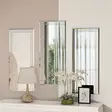 Kolmen Osan Koristepeilisetti - Läpinäkyvä MDF - Ekologinen Flotal-E - 30x70x2,2 cm - Helppo Asennus - Peilit - 8684282429661 - 4