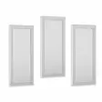 Kolmen Osan Koristepeilisetti - Läpinäkyvä MDF - Ekologinen Flotal-E - 30x70x2,2 cm - Helppo Asennus - Peilit - 8684282429661 - 7