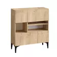 Konsoli, safiiritammi, 100x35x125 cm, kestävä, monikäyttöinen, tilava - Lipastot ja senkit - 8682870917071 - 1