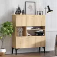 Konsoli, safiiritammi, 100x35x125 cm, kestävä, monikäyttöinen, tilava - Lipastot ja senkit - 8682870917071 - 3