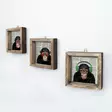 Koristeellinen kehystetty MDF-maalaus (3 osaa), monivärinen, 15 x 15 cm (3 kpl), kestävä, kevyt - Taulut ja kehykset - 8681875299731 - 2