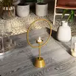Koristeellinen metallilisävaruste, kulta, 18,5 cm x 30 cm x 9 cm, kestävä, tyylikäs, laadukas - Koristeet, koriste-esineet - 8684282243571 - 3