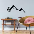 Koristeellinen Metallinen Seinäkoriste, Musta, 70x30 cm, 100% Metalli, Helppo Asentaa, Tyylikäs ja Kestävä - Koristeet, koriste-esineet - 8681875518641 - 2