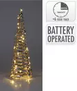 Kultainen LED-kartio - Valokoristeet ja valohahmot - 8721037066051 - 1