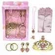 Kultainen tiara ja asusteet - Kauneudenhoitolelut - 6438484016301 - 1
