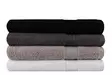 Kylpypyyhesetti (4 kpl), valkoinenharmaatummanharmaamusta, 70 x 140 cm, pehmeä, kestävä, ylellinen - Pyyhkeet ja kylpytakit - 8681181633571 - 2