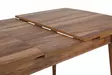 Laajennettava Ruokapöytä, Pähkinä, 100% Melamiinipinnoitettu Lastulevy, Muovijalat, 129-157 cm, Kestävyys 50 kg - Ruokapöydät - 8683743009701 - 8
