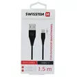 Lataus- ja datakaapeli USB-A/ USB-C 3.1 1,5 m musta - USB-C -kaapelit - 8595217460201 - 2
