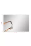 LED-valaistu Peili, Valkoinen, Särkymätön, 40x60 cm, 5 mm, Akryyli MDF-taustalla, 12V Neon, 1 Paketti - Peilit - 8684282469001 - 8