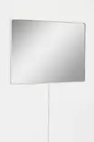 LED-valaistu Peili, Valkoinen, Särkymätön, 40x60 cm, 5 mm, Akryyli MDF-taustalla, 12V Neon, 1 Paketti - Peilit - 8684282469001 - 6