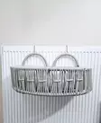 Lemmikkisänky 100% Metallia, Kermanvärinen, 51x33x27 cm - Tyylikäs ja Kestävä Huonekalu Lemmikillesi - Kissan pedit - 8683742109921 - 3