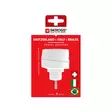 Matkasovitin Euroopasta Sveitsiin + Italiaan + Brasiliaan - 2- ja 3-napaisille laitteille (maadoitus tai europistoke). - Matka-adapterit - 7640326821441 - 66